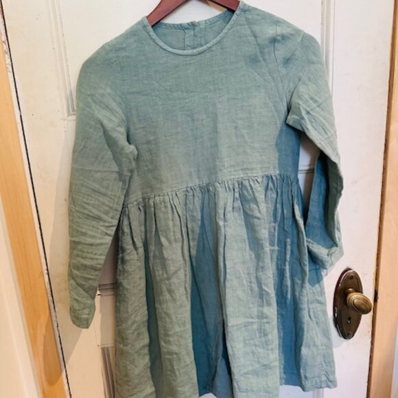 Meniqu - Size 10 yr - Linen Dress - Picture 1 of 1